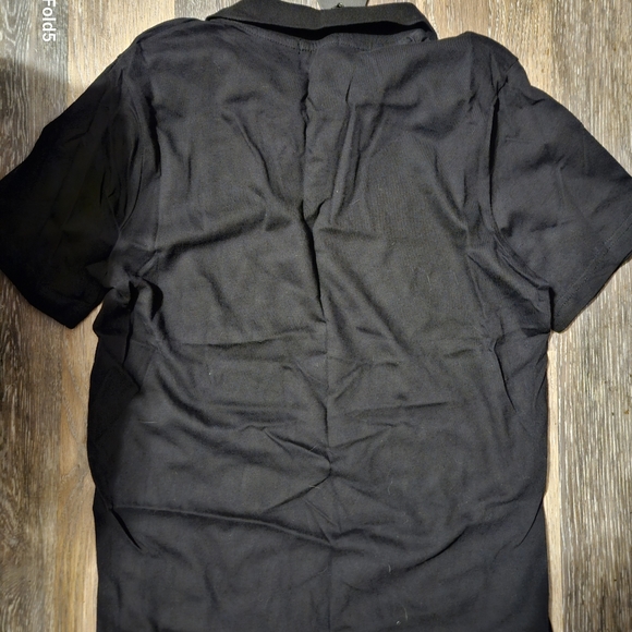 NEW Bolongaro Trevor Men's Black Polo Skull Short Sleeve Shirt Medium - Picture 5 of 5